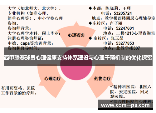 西甲联赛球员心理健康支持体系建设与心理干预机制的优化探索
